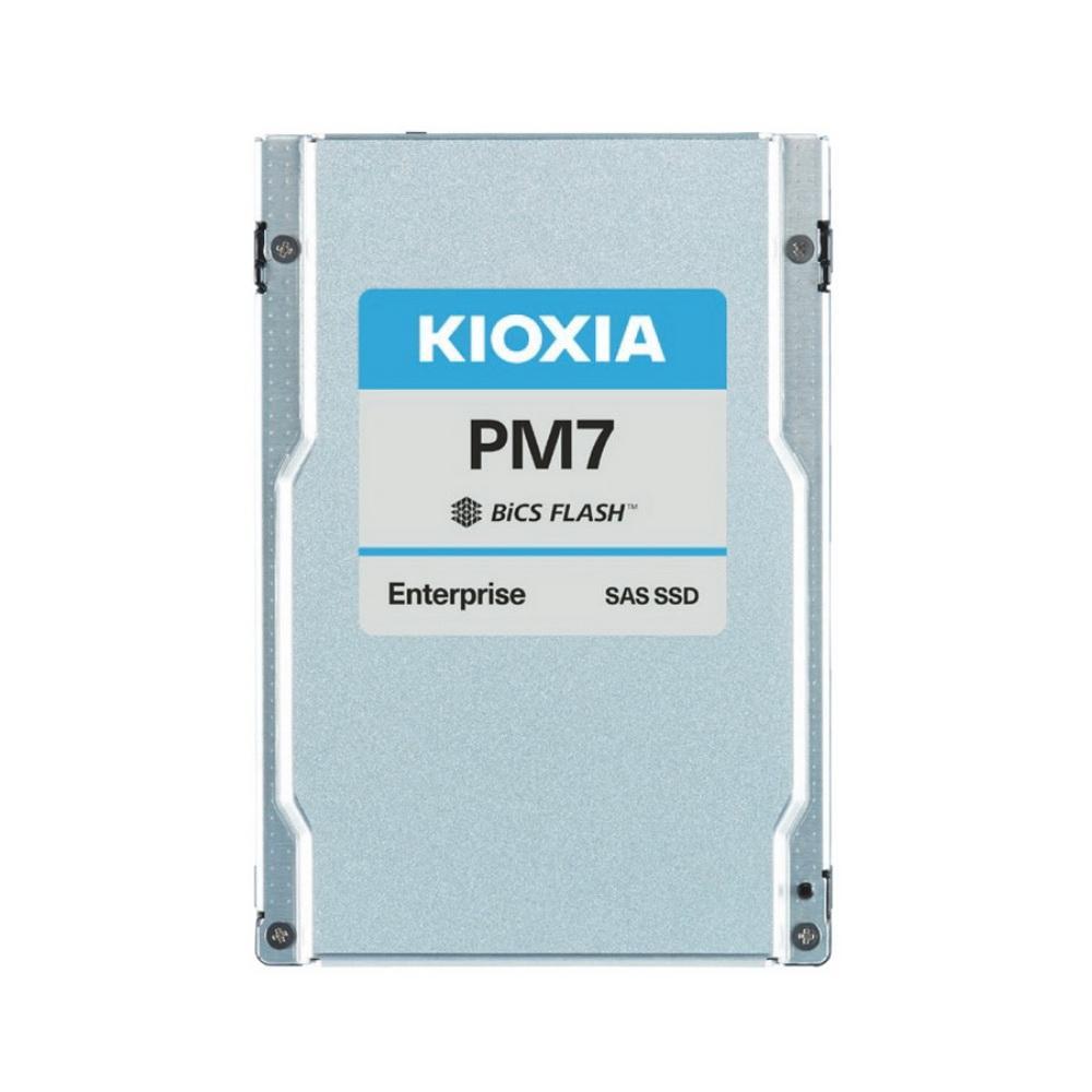 SSD KIOXIA KPM71RUG3T84 PM7-R, 3840GB, 2.5" 15mm, SAS 24G, TLC, R/W 4200/3650 MB/s, IOPs 720K/155K, TBW 7008, - фото 1 - id-p226267274