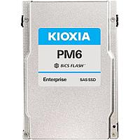 Серверный твердотельный накопитель KIOXIA SSD PM6-R, 15360GB, 2.5" 15mm, SAS 24G, TLC, R/W 4150/3700 MB/s,