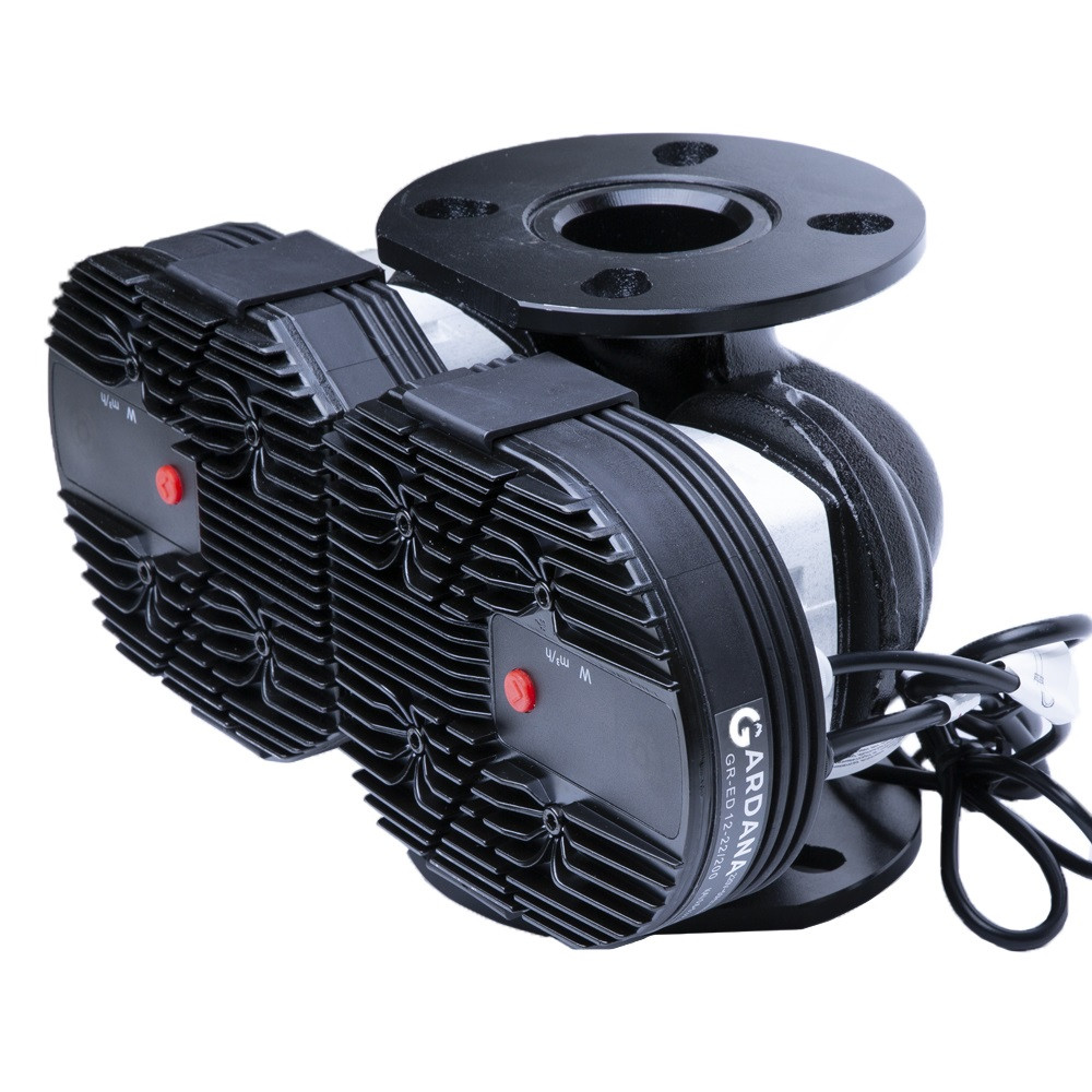 Сдвоенный энергоэффективный циркуляционный насос Gardana GR-ED 13-15/200, фото 1