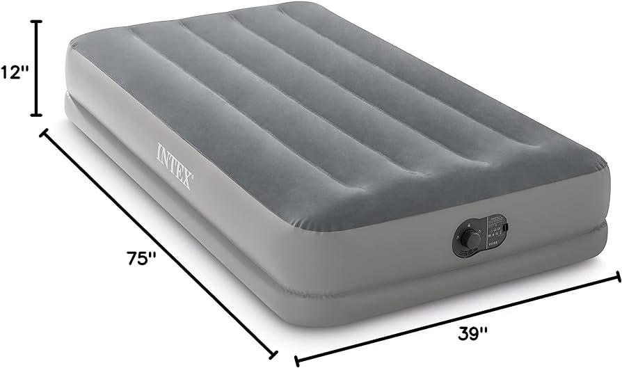 Надувная кровать Intex Dura-Beam Prestige Mid-Rise Twin (191×99×30) 64112