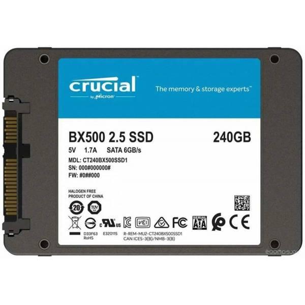 SSD Crucial BX500 240GB (CT240BX500SSD1) - фото 5 - id-p225487209