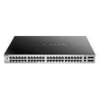 Коммутатор D-Link DGS-3130-54PS/B1A, PROJ L2+ Managed Switch with 48 10/100/1000Base-T ports and 2 10GBase-T