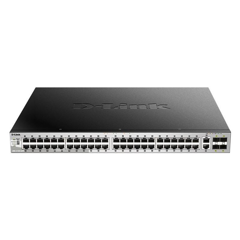 Коммутатор D-Link DGS-3130-54PS/B1A, PROJ L2+ Managed Switch with 48 10/100/1000Base-T ports and 2 10GBase-T - фото 1 - id-p226277594