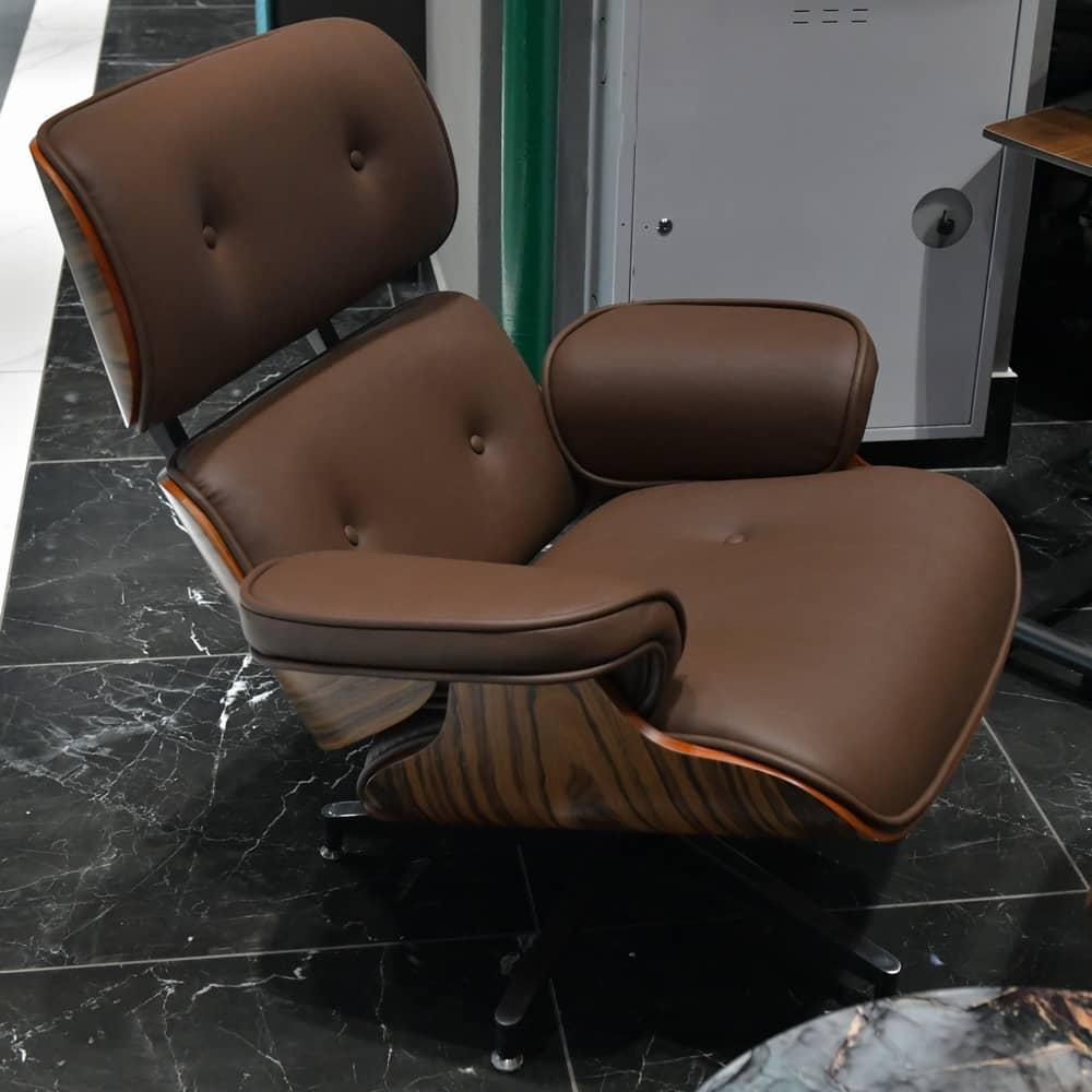 Кресло EAMES LOUNGE CHAIR и оттоманка EAMES LOUNGE CHAIR коричневые - фото 5 - id-p213282866