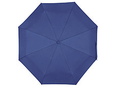 Зонт складной Ontario, автоматический, 3 сложения, с чехлом, темно-синий, фото 3