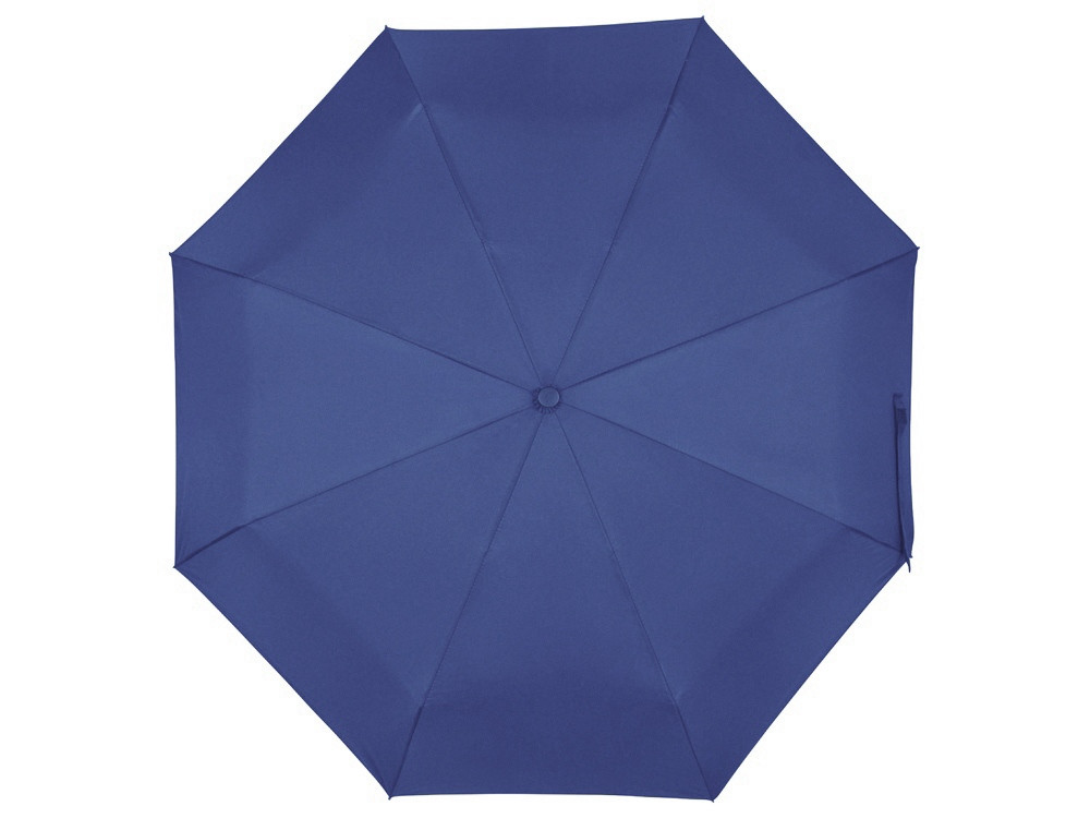 Зонт складной Ontario, автоматический, 3 сложения, с чехлом, темно-синий - фото 5 - id-p226278903