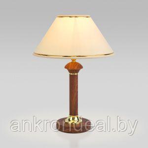 Классическая настольная лампа 60019/1 орех Eurosvet - фото 1 - id-p226278550