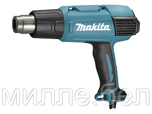 Термовоздуходувка MAKITA HG 6531 CK (2000Вт, 50/650 град, 200-550 л/мин, 7 насадок, кейс.)