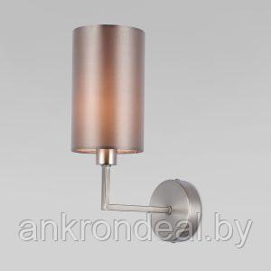 Настенный светильник с абажуром 60134/1 никель Eurosvet - фото 1 - id-p226278185