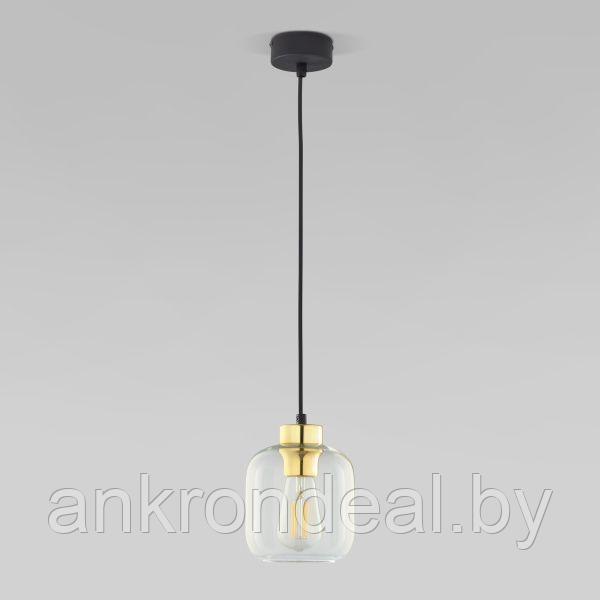 Подвесной светильник со стеклянным плафоном 6695 Marco черный;золотой Eurosvet - фото 1 - id-p226278218