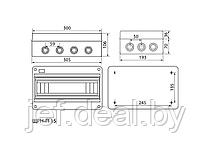 Бокс ЩРН-П-15 модулей навесной пластик IP65 TDM SQ0908-0004, фото 2