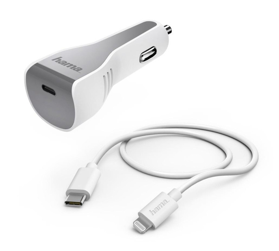Комплект зар./устр. Hama H-183317 3A (PD) USB Type-C для Apple белый (00183317) - фото 1 - id-p226280723