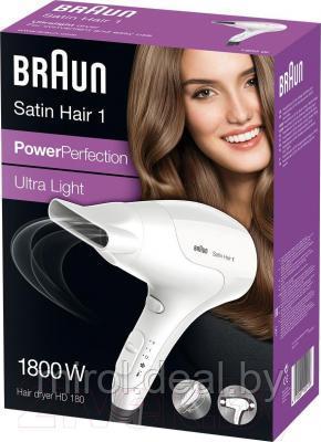 Фен Braun Satin Hair 1 PowerPerfection Haartrockner HD 180 - фото 2 - id-p226281100