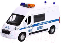 Автомобиль игрушечный Технопарк Citroen Jumper Полиция / JUMPER-14SLPOL-WH