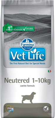Сухой корм для собак Farmina Vet Life Neutered 1-10 - фото 1 - id-p226283060