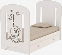 Детская кроватка VDK Dino с маятником и ящиком - фото 2 - id-p226285984