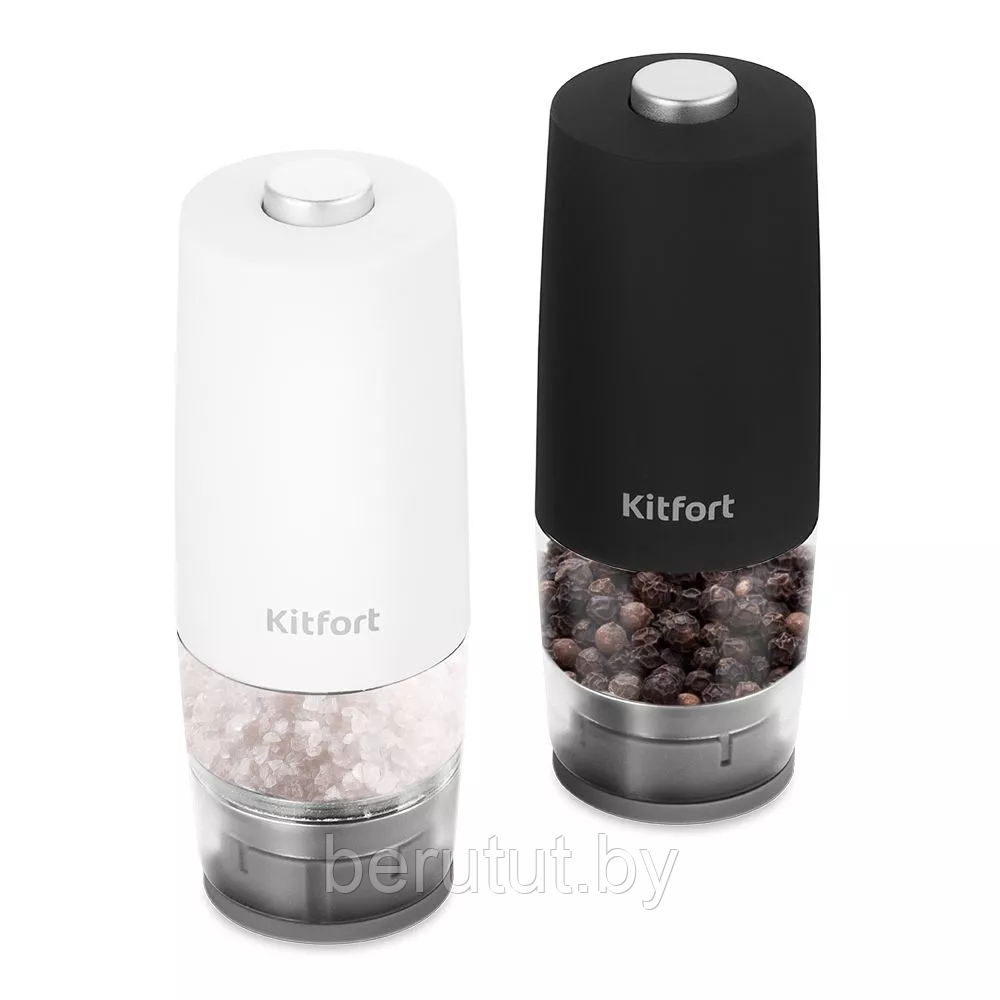 Набор автоматических мельниц для соли и перца Kitfort KT-6005 - фото 1 - id-p226287529