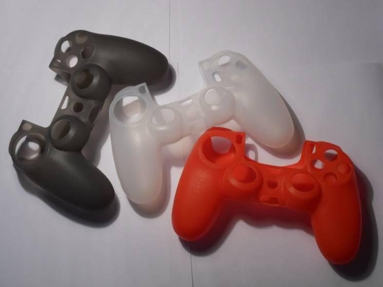 Силиконовый чехол для геймпада Dualshock 4 (PlayStation 4), полупрозрачный - фото 2 - id-p226287523