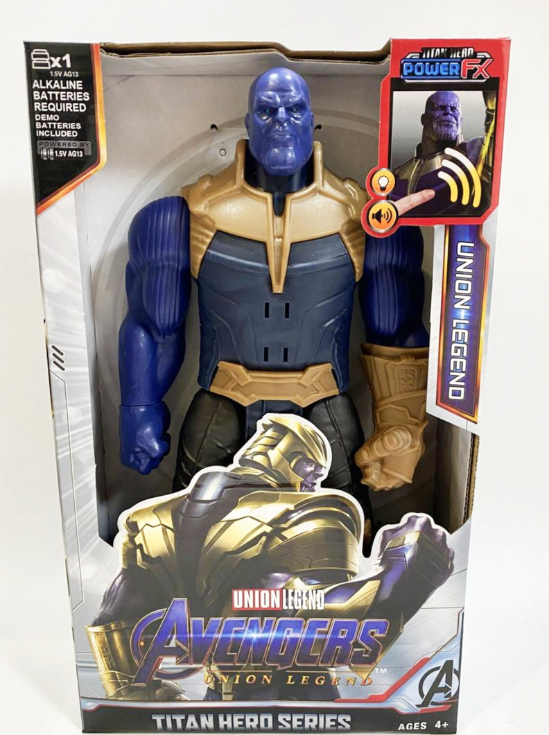 Фигурка супергероя Танос из фильма Marvel Thanos , светозвуковые эффекты, арт.21008MB - фото 2 - id-p115563932