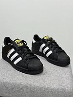 Кроссовки Adidas Superstar Black 45