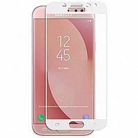 Защитное стекло для Samsung Galaxy J5 2017 (J530F) с полной проклейкой (Full Screen), белое