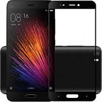 Защитное стекло для Xiaomi Mi 5 с полной проклейкой (Full Screen), черное