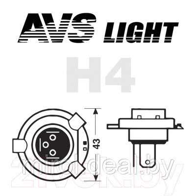 Комплект автомобильных ламп AVS Sirius Night Way A78949S - фото 3 - id-p226289515