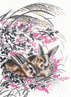 Набор для вышивания Овен Кролики / 1428В