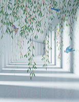 Фотообои листовые Citydecor Flower Tunnel 3D 2