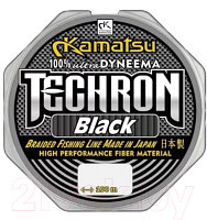 Леска плетеная KAMATSU Techron Black 0.20мм 100м / 255100020