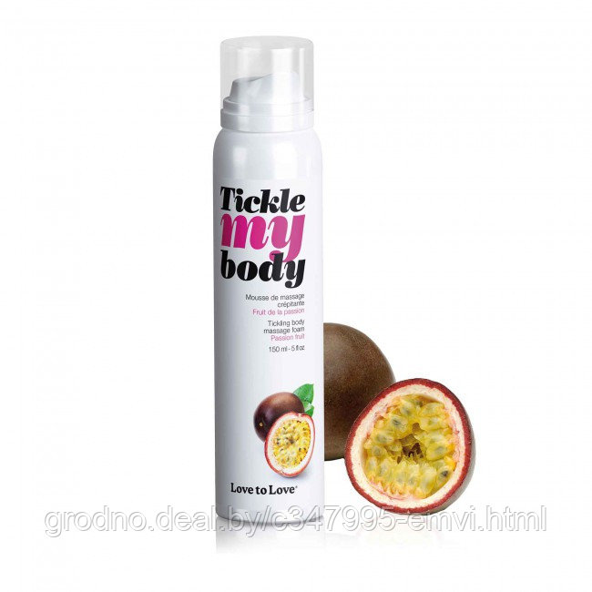 Массажная хрустящая пенка Love to Love TICKLE MY BODY Маракуйя 150мл - фото 1 - id-p226303551