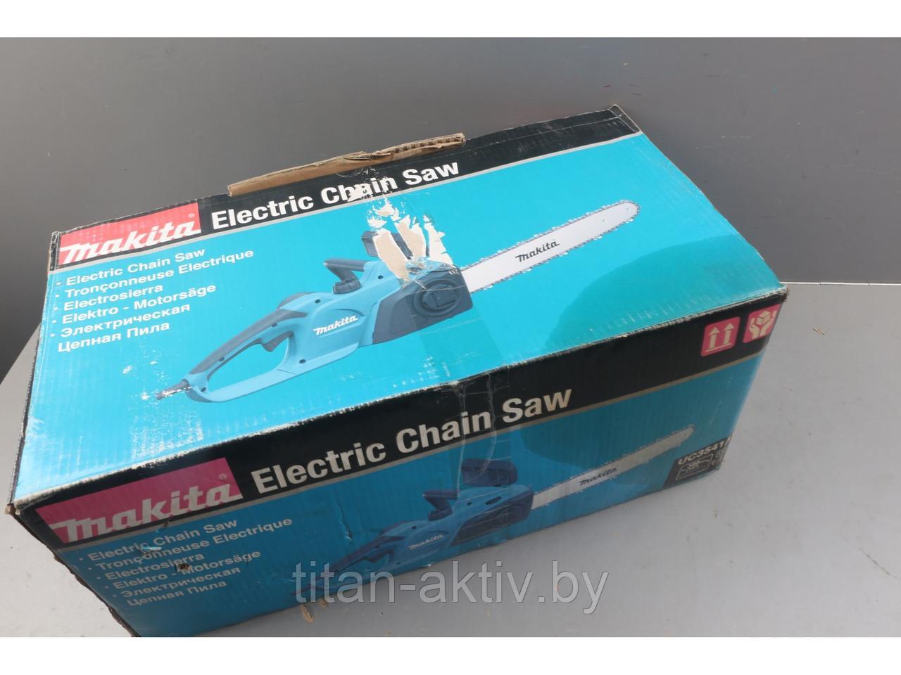 Пила цепная электрическая MAKITA UC 3541 A шина 35 см (14""), 3/8"" LP, 1.3 мм уцененный (8502057081