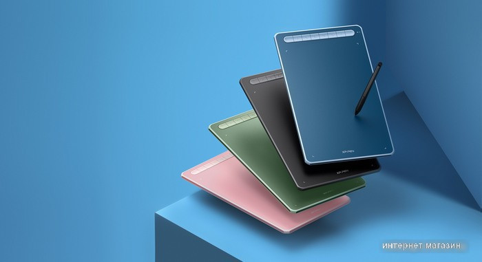 Графический планшет XP-Pen Deco LW (розовый) - фото 5 - id-p226306411