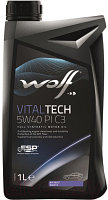 Моторное масло WOLF VitalTech 5W40 GAS / 22116/1