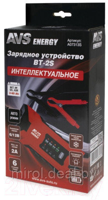 Зарядное устройство для аккумулятора AVS BT-2S / A07313S - фото 8 - id-p226306580