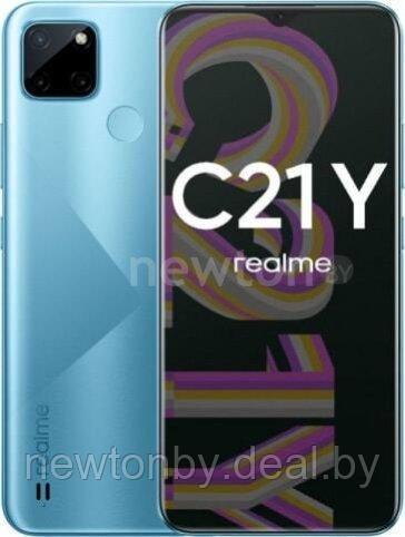 Смартфон Realme C21Y RMX3261 3GB/32GB международная версия (голубой) - фото 1 - id-p226308151