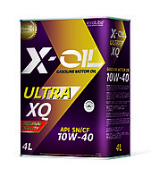 4л. Масло моторное X-OIL ULTRA XQ 10W40 SN/CF, кан. (3,86кг), Республика Корея