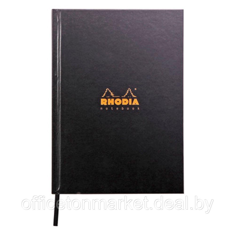 Блокнот "Rhodia", А5, 96 листов, линейка, черный - фото 1 - id-p226311797