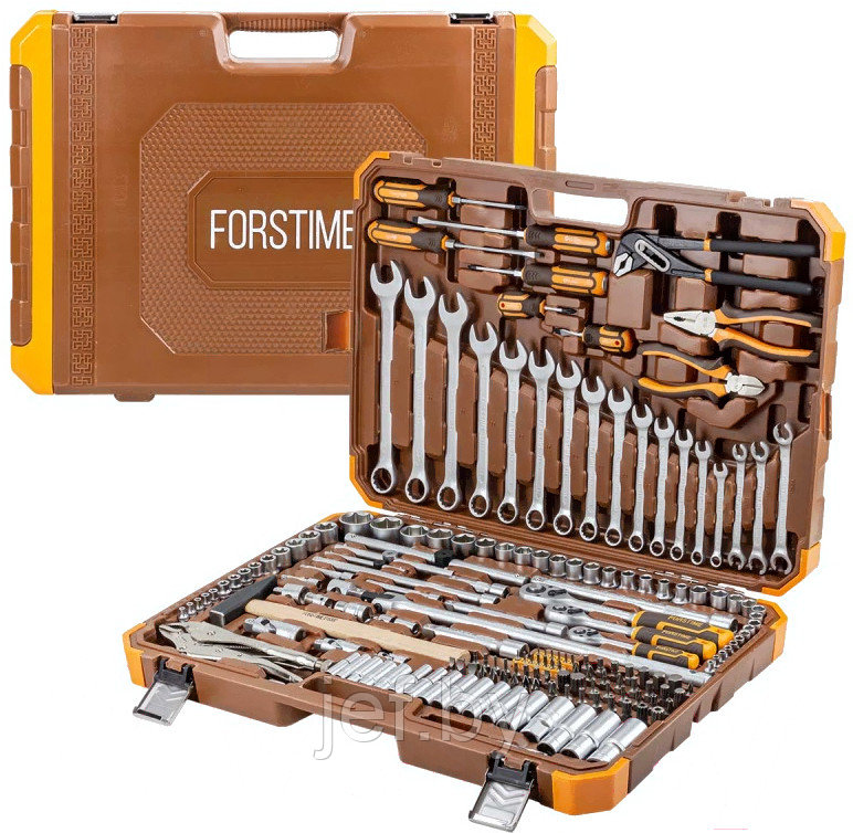 Набор инструментов 180 предметов FORSTIME FT-41802-5 - фото 3 - id-p222984864