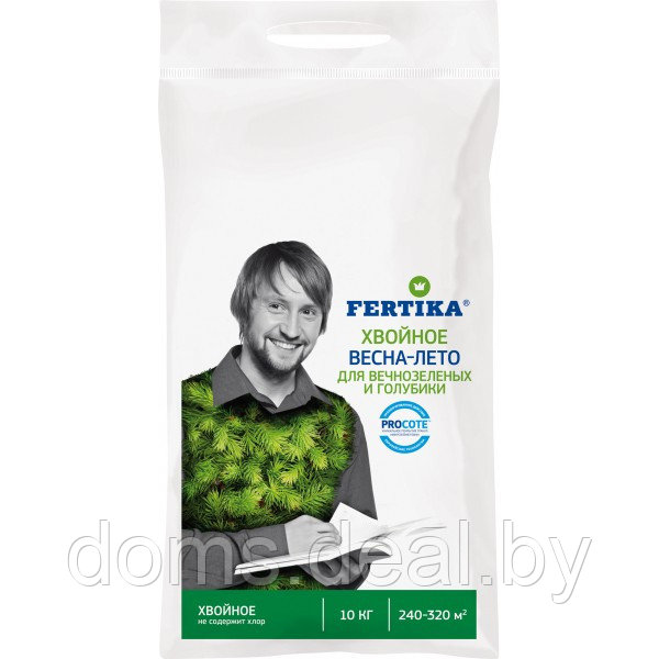 Весеннее удобрение для хвойных и голубики Fertika, 10 кг Fertika удобрение для хвойных - фото 1 - id-p226311651
