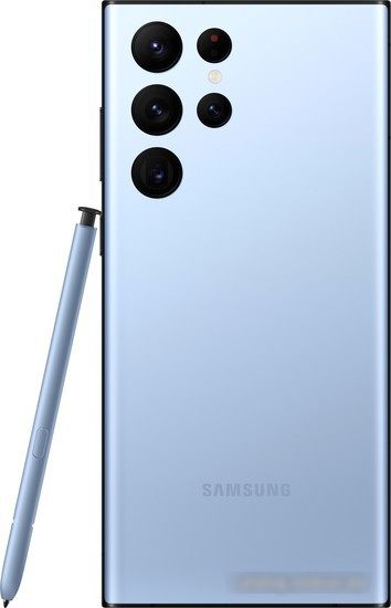 Смартфон Samsung Galaxy S22 Ultra 5G SM-S908B/DS 12GB/512GB (голубой) - фото 5 - id-p226312307