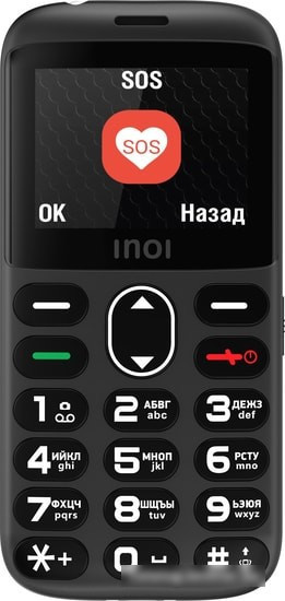 Мобильный телефон Inoi 118B (черный) - фото 2 - id-p226312310