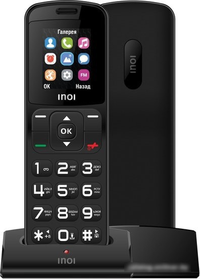 Мобильный телефон Inoi 104 (черный) - фото 1 - id-p226312312