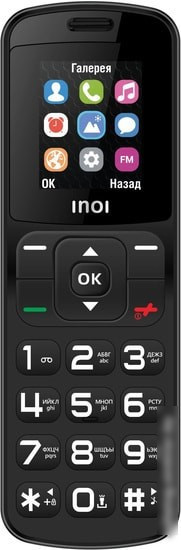 Мобильный телефон Inoi 104 (черный) - фото 4 - id-p226312312
