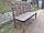 Скамья садовая и банная из массива сосны "Машека Знатная" 1,6 метра, фото 3