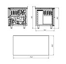 Холодильный стол POLAIR (Bakery 800) TM2EN-G -2...+10, фото 2