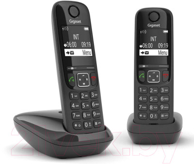 Беспроводной телефон Gigaset AS690 Duo Rus / L36852-H2816-S301 - фото 2 - id-p226312787