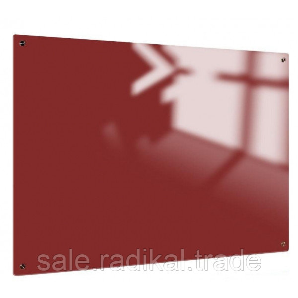 Доска стеклянная магнитно-маркерная Classic Boards BMG645, 60х45см, арт. GB6045, цвет красный - фото 1 - id-p226314035