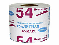 Бумага туалетная Новая линия 54 втулка/48
