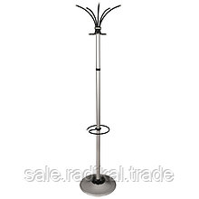 Вешалка напольная Титан Класс (Ц)-ТМЗ, металл, цвет серый, 5 крючков, подставка для зонтов 0606